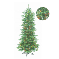 Arbre de Noël Artificiel Géant Pré-Éclairé de Haute Qualité avec Socle, Aiguilles de Pin Écologiques – Vente en Gros