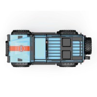 MJX MJXH8H V2 FOC Brushless 1/8 Véhicule d'escalade professionnel 8CH Voiture RC Crawler Prêt à l'emploi Portée 120m Chargeur métallique extérieur