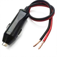 Câble d'alimentation allume-cigare pour voiture, rallonge pour appareils embarqués avec lumière 12V/24V, modèle 0.35M123 Chine