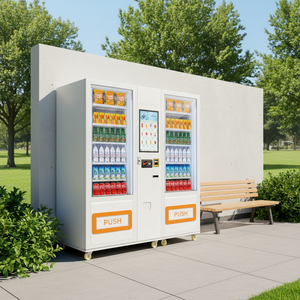 Distributeur automatique de snacks avec paiement par <span class=keywords><strong>carte</strong></span> de crédit et monnaie, écran tactile, équipement commercial pour entreprises - Product Image 1