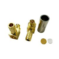 Vente directe d'usine Connecteur SSMP-C-KW1.5 Femelle Angle Connecteur SSMP pour câble RG316 RG179