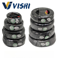 Câble de caméra Vishi BNC DC 2-en-1 OD2.8 15m, câble vidéo analogique HD AHD intégré pour la surveillance CCTV