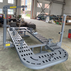 Banc de redressage de châssis automobile M-3 en fer, équipement de réparation de collision robuste, chariot à outils pneumatique pour voiture - Product Image 3