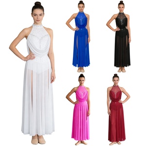 Costume de danse lyrique pour femmes, robe longue maxi, spectacles de danse, spectacles sur scène, fêtes, costumes de danse personnalisés - Product Image 1