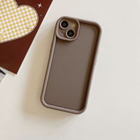 Coque de protection antichoc mate en TPU pour objectif d'appareil photo pour iPhone 16 17, compatible avec iPhone 17 16 15 Pro Max Plus 17 Air