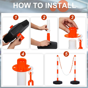 Segnale di avvertimento flessibile flessibile da 1000 mm di materiale PU - Product Image 4