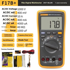FL UK E 15B MAX-01  17B MAX-02 15B MAX-KIT  15B Pro 18B+  101 106 107 110 115C 116C 117C 12E+ มัลติมิเตอร์แบบดิจิตอล - Product Image 4