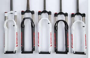 Fourche avant de vélo 26 "naviguer suspension à verrouillage hydraulique contrôle d'épaule fourche avant de vélo - Product Image 5