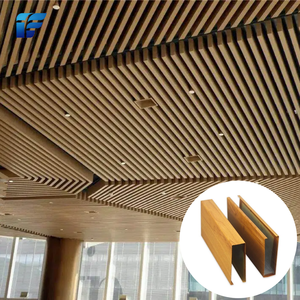 Tubo Cuadrado en Forma de U de Aluminio Resistente al Agua y al Humo, Disponible en Stock, para Entrada de Villa, <span class=keywords><strong>Garaje</strong></span> y Cobertizo - Product Image 1