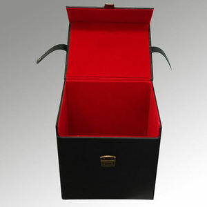Boîte de rangement pour disques vinyles rétro vintage <span class=keywords><strong>Victrola</strong></span>, fabriquée directement en usine, en cuir personnalisé, pour plus de 45 disques - Product Image 3