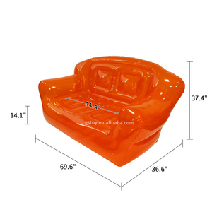 Sofá Inflable de Dos Plazas, Silla de Burbujas de PVC Impermeable, Sofá de Aire Plegable y Portátil para Acampar al Aire Libre y Viajar - Product Image 5