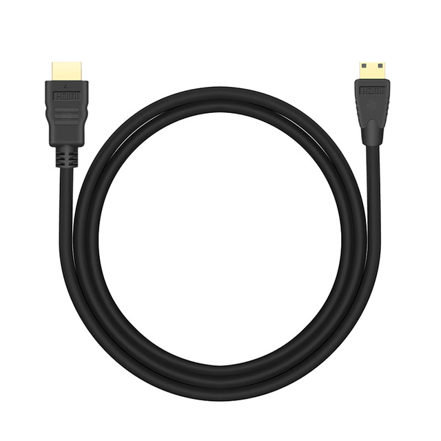Mini HDMI to HDMI Cable Bidirectional Converter for Camera Tablet PC to TV Monitor Projector