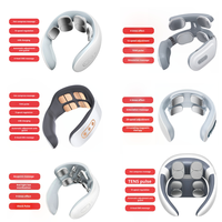 Meilleur Vendeur 2025 Masseur Intelligent avec Compression Chauffante, Appareil de Massage Cervical Électrique EMS en Forme de U pour le Cou et les Épaules, Machine de Santé
