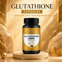 Complément Nutritionnel en Capsules de Glutathion, Soutien Naturel de la Peau, Antioxydant avec Collagène et Vitamine C pour Adultes, Végétalien, Vente en Gros