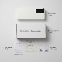 Boîtier de commande central OEM intelligent WiFi RF 8 zones pour chauffage par le sol multi-espaces, pour actionneurs et thermostat