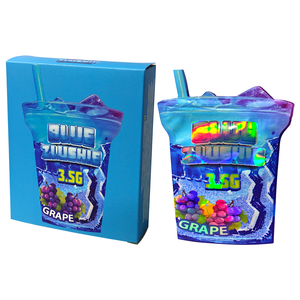 Tùy chỉnh in dày UV 3D hiệu ứng dập nổi Cali Mylar túi trẻ em mùi bằng chứng ăn được Gummies hộp giấy 3.5g 8th hộp thực phẩm - Product Image 2