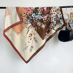 Koreaanse Mode Bloem Sjaal Vrouwen Nieuwe Polyester Hijab Digitale Print Zomer Reizen Strand <span class=keywords><strong>Sun</strong></span> Baotou Voor Head Bag Gebruik - Product Image 6