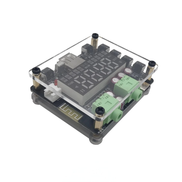 5.3 Blue Tooth High Fidelity USB Player Hifi Lossless Audio Decoder Board Amplifier Audio FM Receiver with Screen