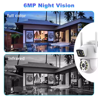 Cámara de Seguridad con Wifi/4G LTE para Exteriores, Sistema de Seguridad con Seguimiento Humanoide por IA, Audio Bidireccional, Cámara IP Inalámbrica con SIM 4G