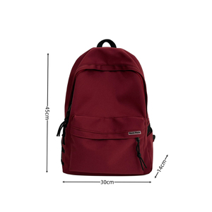 Hot bán <span class=keywords><strong>2025</strong></span> thể thao giản dị Ba lô bền thời trang rắn màu học sinh Túi thanh thiếu niên công suất lớn Ba lô - Product Image 3