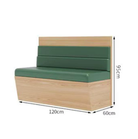 Stühle Hotel Halbkreis förmige Kabine Restaurant möbel Set Sofa Runder Esstisch Set Coffee Shop Tisch für Restaurant
