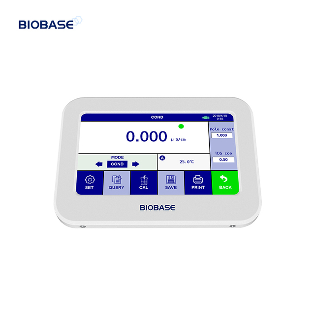 BIOBASE Cheap Portable Conductivity Meter with 7-inch Touch Screen Laboratory PH Conductivity Analyzer for Lab