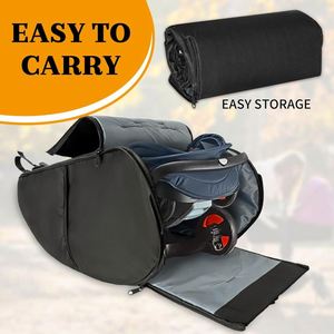 Siège auto pour bébé pliable, nouveau design, certifié BSCI, pour voyage en avion et voiture, avec housse de transport, compatible poussette et porte-bagages - Product Image 6