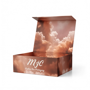 Custom Logo Large Magnetic Closure Cardboard Gift Packaging <b>Box</b> Recyclable Rigid Paper Packaging Clothes Boxes - Product Image 1