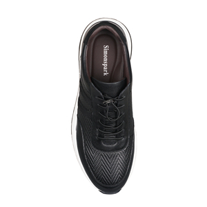 <span class=keywords><strong>Zapatillas</strong></span> de deporte de lujo de cuero suave para <span class=keywords><strong>hombre</strong></span>, zapatos ligeros con cordones acolchados para profesionales de negocios y caminatas <span class=keywords><strong>urbanas</strong></span> diarias - Product Image 2