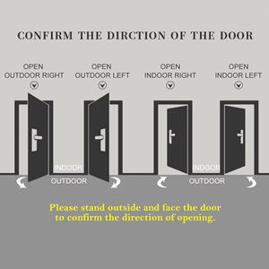 Porte en WPC de Chine, imperméable, insonorisée, chambre à coucher, intérieur, PVC, bois-plastique composite, intérieur avec cadre, avec serrures et poignées - Product Image 3