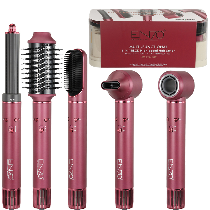 ENZO EN-4133-1 Prussian Blue Multi Styler 6 in 1 Professional Hair