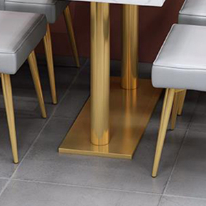 Juego de Mesa de Comedor de Madera con Sillas Swan y Estructura Metálica - Diseño Moderno para Restaurantes y Uso Comercial - Product Image 6