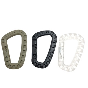 Pabrikan Grosir <span class=keywords><strong>Carabiner</strong></span> Plastik Besar untuk Pendakian Gunung, Pengait Tipe-D, Pengait Plastik Hitam untuk Penggunaan Luar Ruangan - Product Image 6