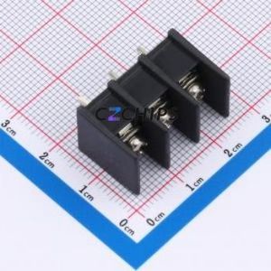 BX-DG10-7.62-3P Barrier Terminal Block Through hole Component (THT),P=7.62mm Connector - Product Image 1