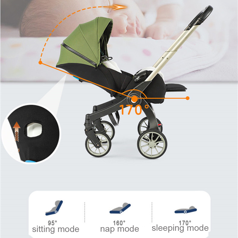 Lightweight Deluxe 4-in-1 Stroller Travel System & Infant Car Seat Combo  for Easy Carrying & Versatile Use for Ages 0-3 Years