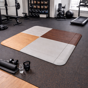 Dalles de sol en PVC imitation bois Dingye 25 mm, antidérapantes, imperméables et non toxiques, tapis en caoutchouc pour salle de sport et usage domestique intérieur - Product Image 1