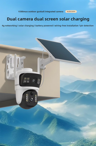 Máy ảnh năng lượng mặt trời 4G kiểu mới V380 với âm thanh hai chiều tầm nhìn ban đêm góc rộng-Hỗ trợ lưu trữ dữ liệu thẻ nhớ OEM & đám mây/Bộ nhớ - Product Image 2