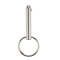 4 pièces en acier inoxydable Diamètre 1/4 "Longueur utilisable 1-1/2" Longueur hors tout 2 "Bimini Top Pin Marine Hardware Quick Release Pin