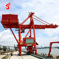 Grue de conteneurs hydraulique stable STS 65 tonnes pour le chargement et le déchargement de conteneurs en port international