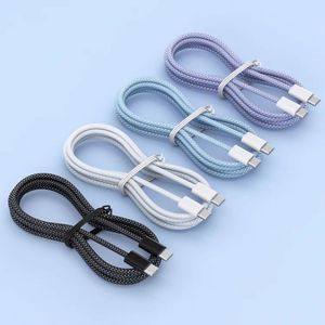 Wholesale Prices 1m <b>Type</b> <b>C</b> <b>to</b> <b>Type</b> <b>C</b> <b>Cable</b> 60w Fast Charging <b>Cable</b> Nylon Usb <b>C</b> <b>Cable</b> - Product Image 3