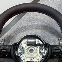 Volant en cuir pleine fleur en forme de D personnalisé en gros pour BMW F10 F20 F30 F32 F80 F82 M3 M4 M5 M6 E90 X5 X6