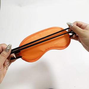 Masque de sommeil léger Airline Couverture de visière douce et confortable Masque de sommeil en polyester multicolore sans coussinet nasal - Product Image 4