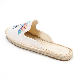 Vendita calda estate ciabatte alla moda per donne Casual ricamo a farfalla traspirante <span class=keywords><strong>sandali</strong></span> espadrillas antiscivolo - Product Image 5
