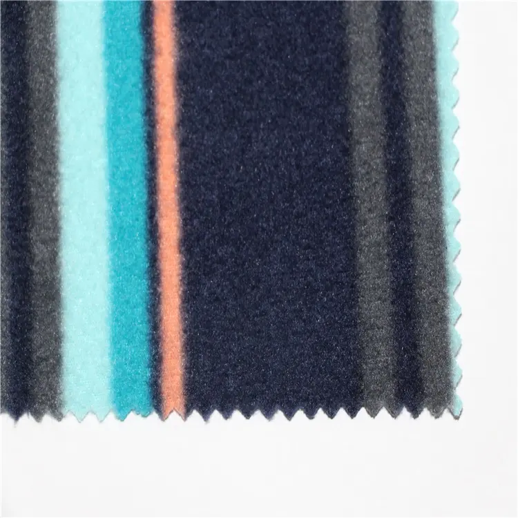 MINGMAO knitted mattress fabric 100% Polyester Fleece Printed Warm tweed fabric