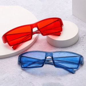 Lunettes de soleil Y2K demi-cerclées UV400 pour hommes et femmes, style punk, pour le cyclisme en extérieur, personnalisables avec logo, collection mode 2024 - Product Image 3