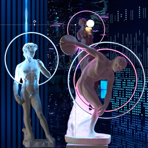 Figura <span class=keywords><strong>de</strong></span> Ángel Guardián <span class=keywords><strong>de</strong></span> Fibra <span class=keywords><strong>de</strong></span> Vidrio Personalizada al por Mayor con Anillo Luminoso, Pieza <span class=keywords><strong>de</strong></span> Arte para Eventos Comerciales en Plazas al Aire Libre - Product Image 4