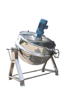 Industrial 500 liter ummantelten kochen wasserkocher