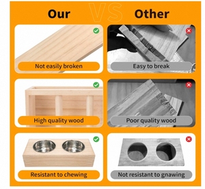 Tùy Chỉnh Xách Tay 3-Trong-1 Thỏ <span class=keywords><strong>Hay</strong></span> Trung Chuyển Với Hộp Rác 2 Bát Bằng Gỗ Guinea Pig Chinchilla Bunny Động Vật Nhỏ <span class=keywords><strong>Hay</strong></span> Giá - Product Image 3