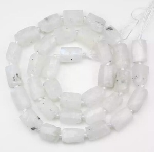 LS-A531 incroyable pierres précieuses naturelles cylindre tube <span class=keywords><strong>pierre</strong></span> perles <span class=keywords><strong>de</strong></span> <span class=keywords><strong>pierre</strong></span> <span class=keywords><strong>de</strong></span> <span class=keywords><strong>lune</strong></span> 5-10mm irrégulier colonne perles <span class=keywords><strong>DE</strong></span> bijoux BRICOLAGE - Product Image 2