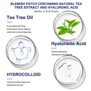 Parches Hidrocoloides para el Acné, 78 Unidades, Venta al por Mayor de Fábrica, Adhesivos para Granos y Espinillas Faciales - Product Image 3